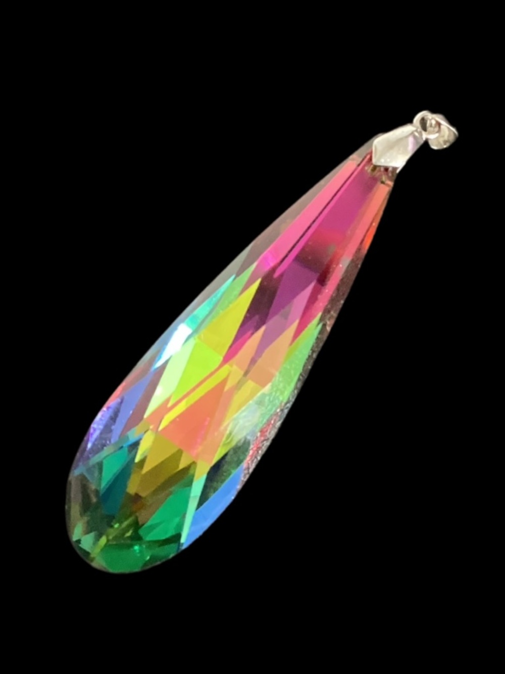 Rainbow Prism Crystal Pendant